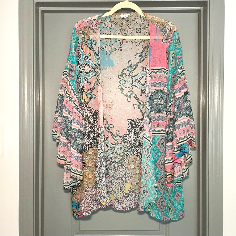 Saachi Floral Kimono Anthropologie